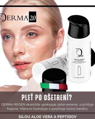 Potrebujete špičkové upokojenie po peelingu, microneedlingu či laserovom ošetrení? Maska DERMA-REGEN je presne to, čo...