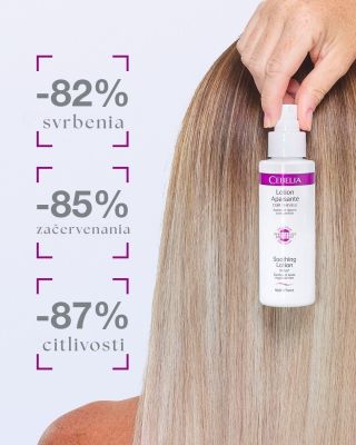 CEBELIA Soothing Lotion Scalp - máte podráždenú pokožku hlavy, cítite svrbenie, pálenie, alebo ste po estetickom zákroku...